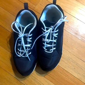 LL Bean navy blue walking women’s walking shoes. Size 9